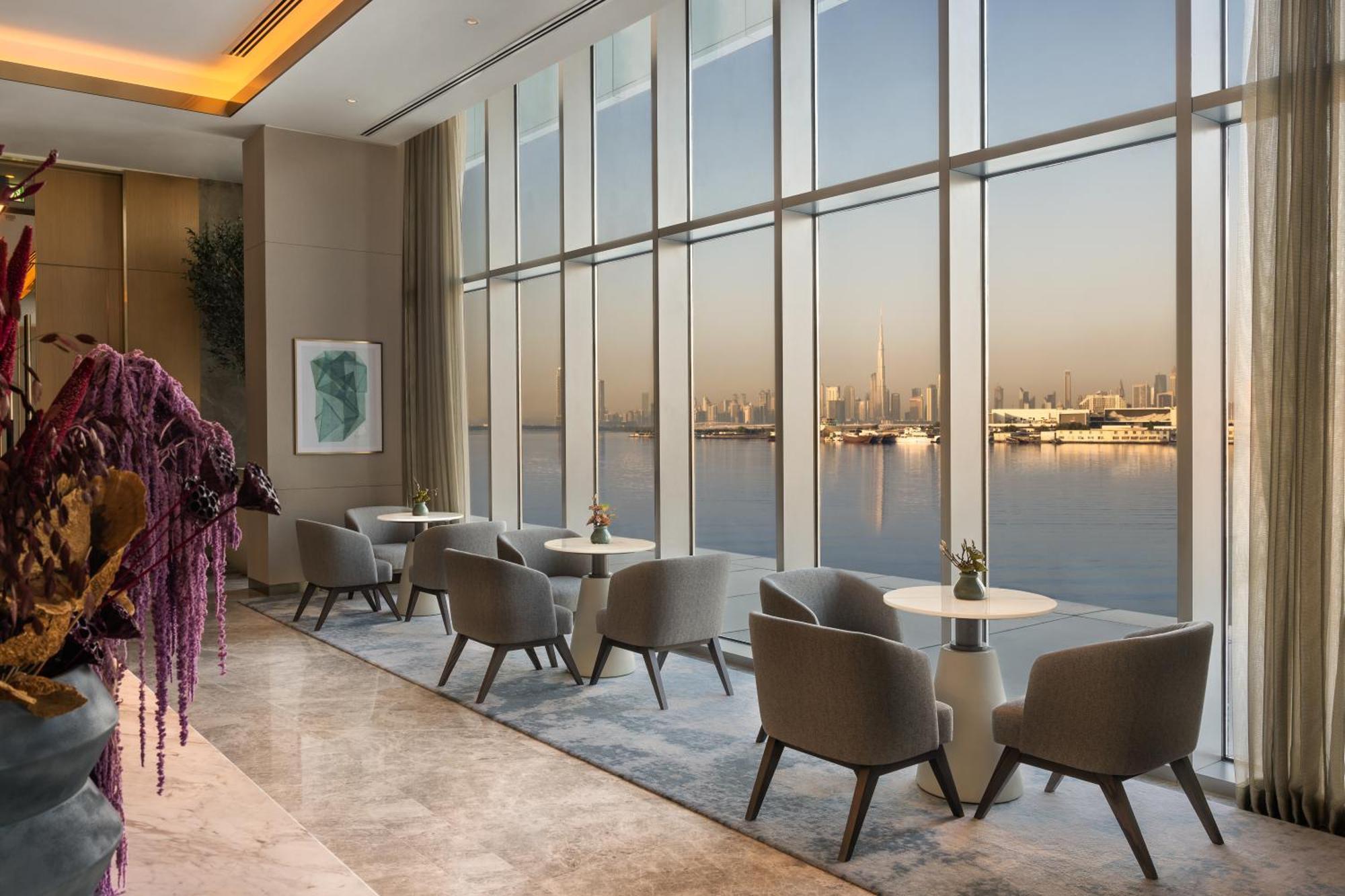 Hotel Address Creek Harbour Dubaj Zewnętrze zdjęcie The Lounge at the airport
